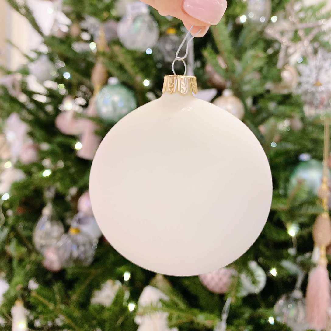 Набор матовых стеклянных шаров (6 шт)