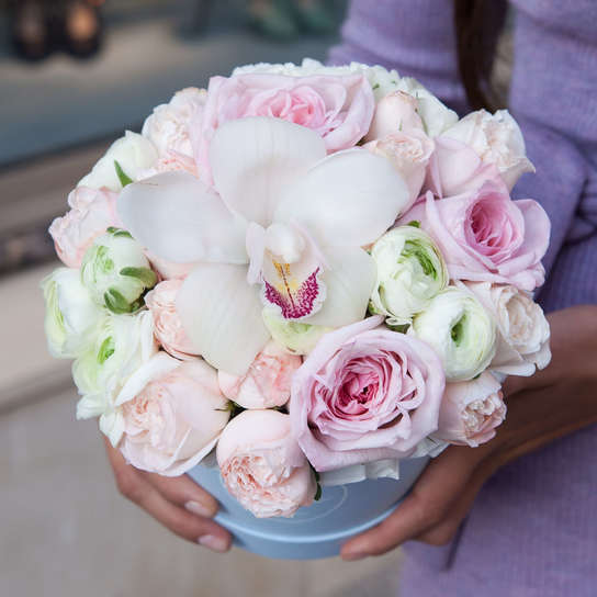 Шляпная коробка Demi "Melissa" BLUE Фото 2