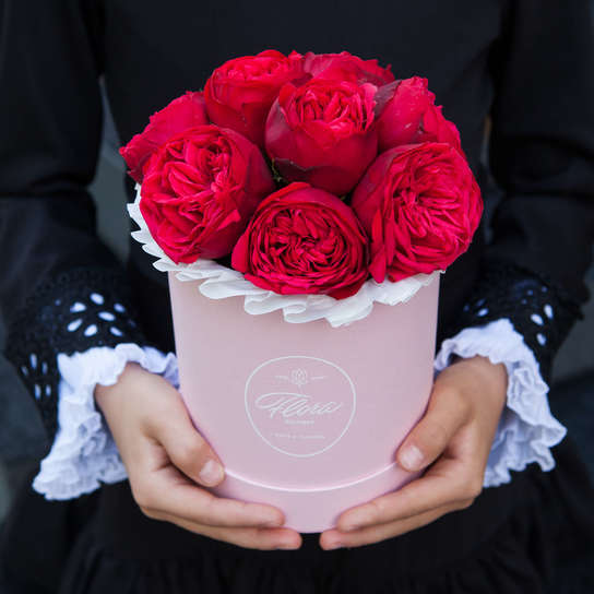 Шляпная коробка Demi "Роза Red Piano" PINK