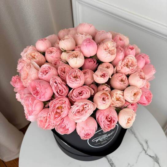 Шляпная коробка Grand "Розы Mansfield Park" BLVCK