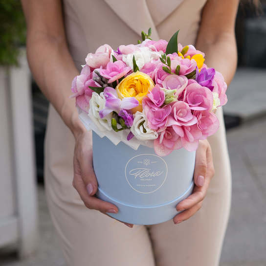 Шляпная коробка Demi "Fort-de-France" BLUE