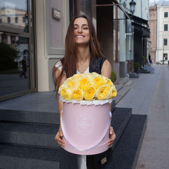 Шляпная коробка Grand "Розы Catalina" PINK Фото 3