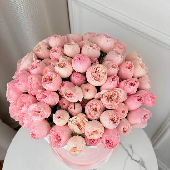 Шляпная коробка Grand "Розы Mansfield Park" PINK