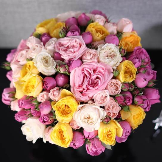 Букет "Clare" в вазе Фото 2