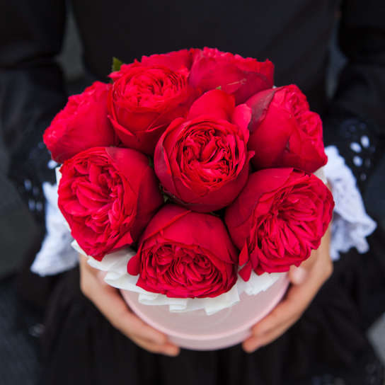 Шляпная коробка Demi "Роза Red Piano" PINK