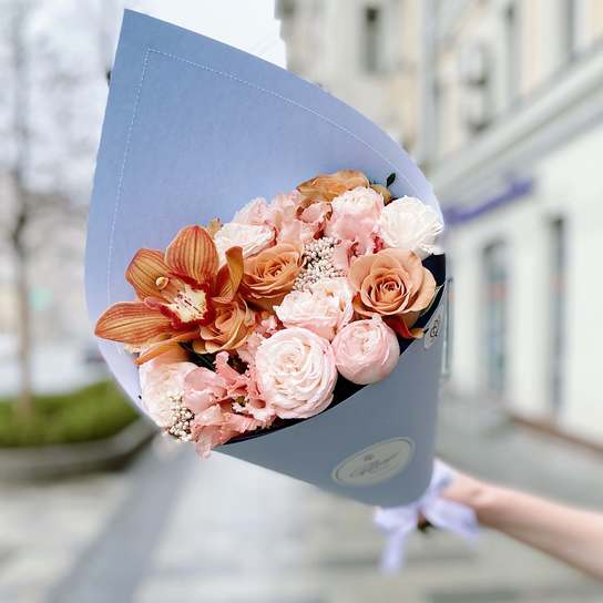 Букет "Cappucino" BLUE Фото 2