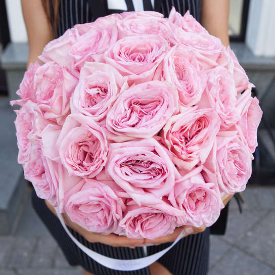 Шляпная коробка Grand "Розы Pink O'Hara" BLUE