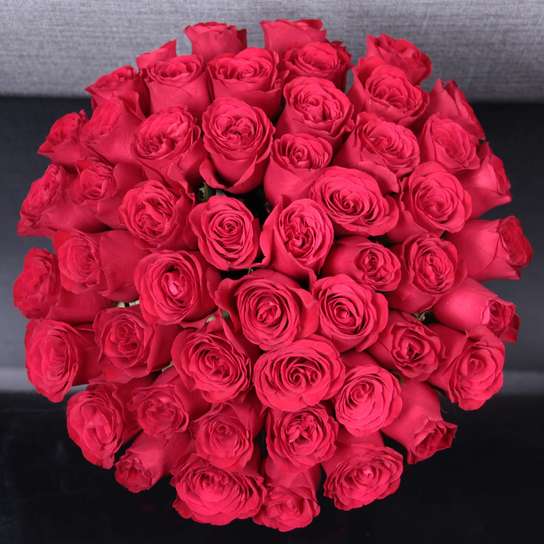 Букет из 51 розы "Red Kenya"