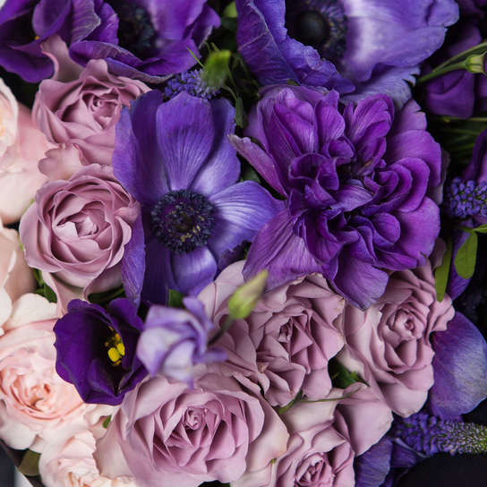 Букет в крафте "Purple galaxy" BLVCK Фото 3