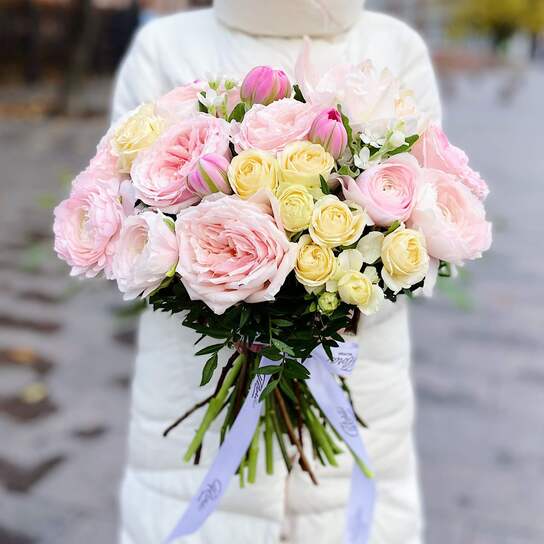 Букет "Creme brulee"