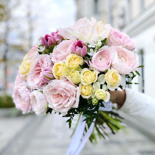 Букет "Creme brulee"