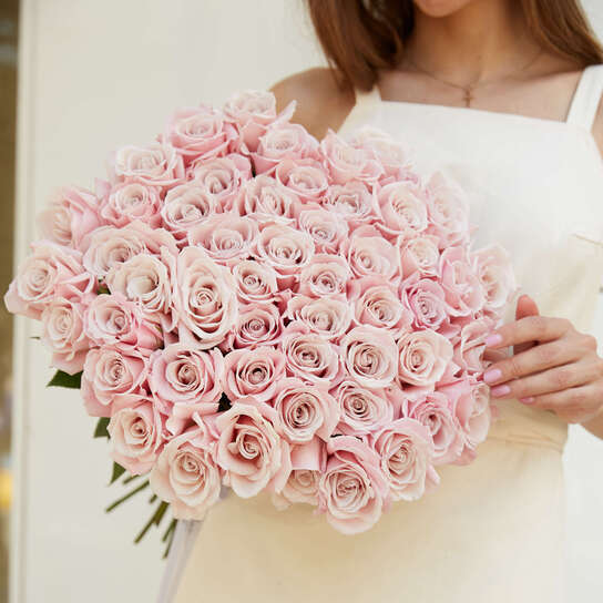 Букет из 51 розы "Sweet Escimo"