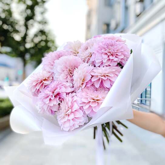 Букет из георгин "Sweet Nathalie" Фото 3