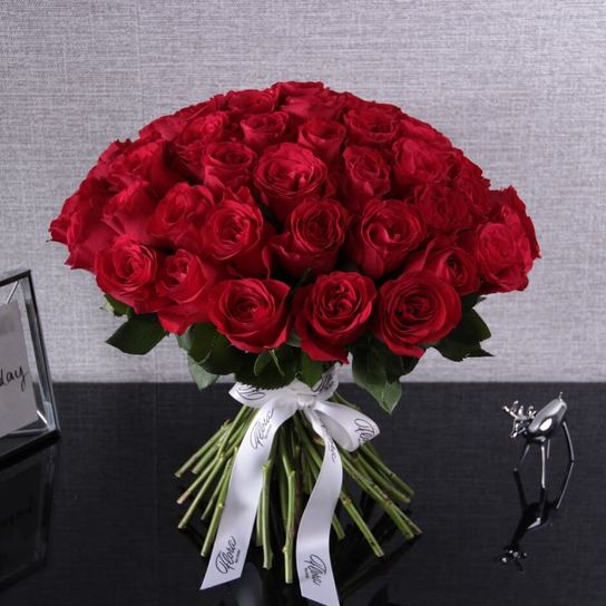 Букет из 51 розы "Red Kenya"