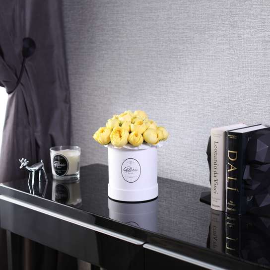 Шляпная коробка Demi "Роза Catalina" WHITE Фото 2