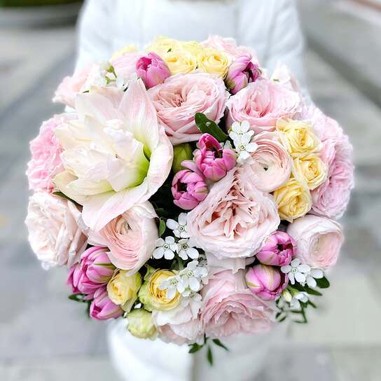 Букет "Creme brulee"