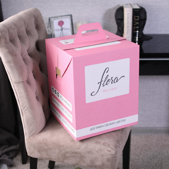 Букет "Red Velvet" в вазе Фото 5